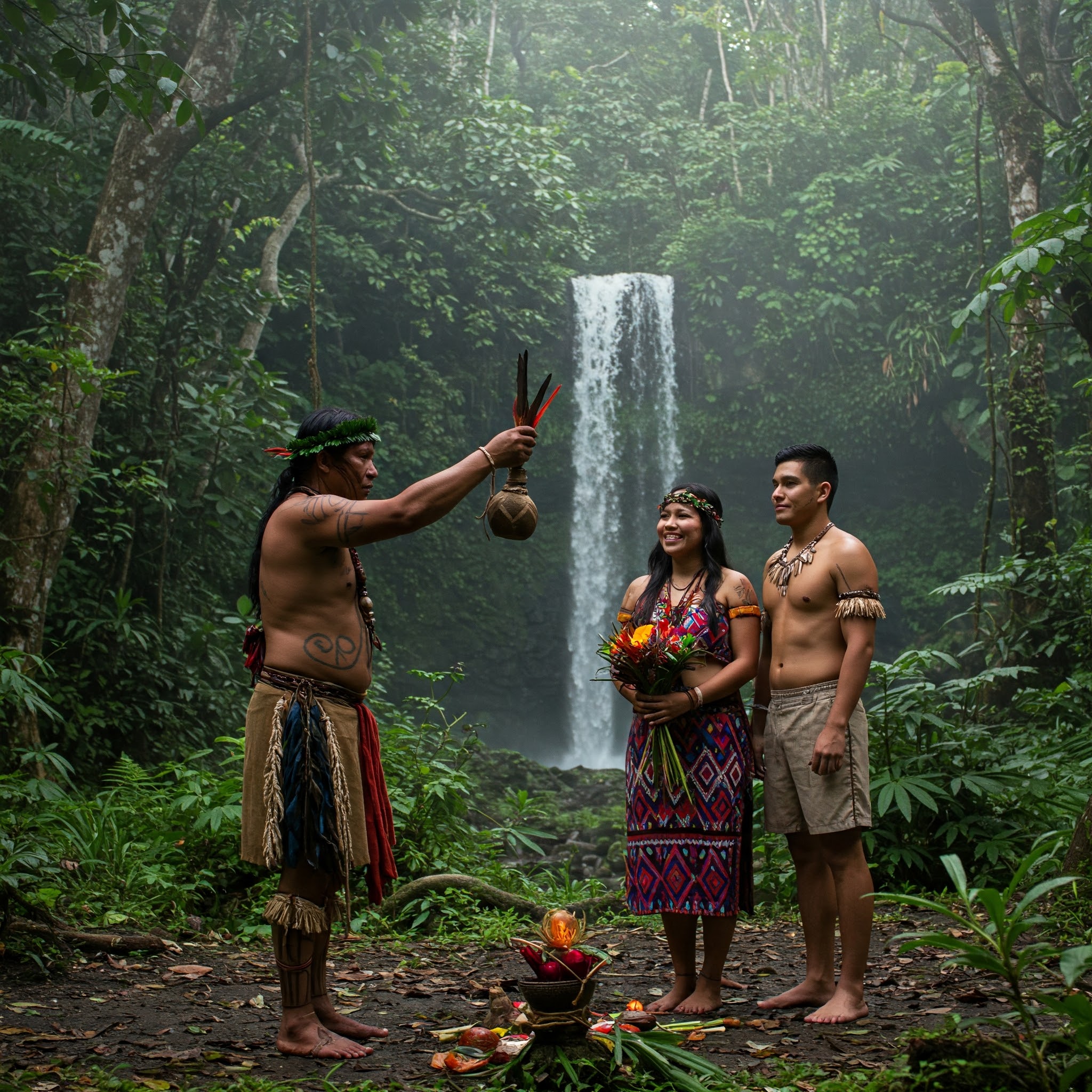 Ritual de amarres en parejas de las selvas colombianas union de pareja